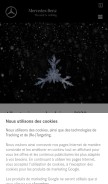 How mercedes-benz.fr looks like on a mobile device such as an iPhone.
