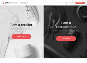 How merchantos.com looks like on a tablet such as an iPad.