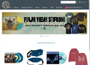 How merchnow.com looks like on a tablet such as an iPad.