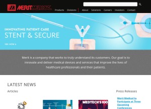 How merit.com looks like on a tablet such as an iPad.