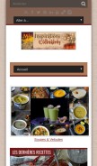How mesinspirationsculinaires.com looks like on a mobile device such as an iPhone.