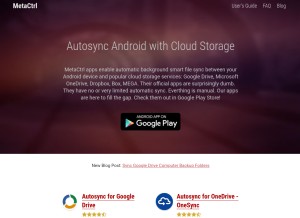 How metactrl.com looks like on a tablet such as an iPad.