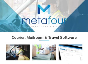 How metafour.com looks like on a tablet such as an iPad.