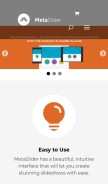 How metaslider.com looks like on a mobile device such as an iPhone.