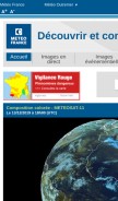 How meteo-spatiale.fr looks like on a mobile device such as an iPhone.