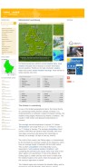 How meteozentral.lu looks like on a mobile device such as an iPhone.