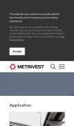 How metinvestholding.com looks like on a mobile device such as an iPhone.