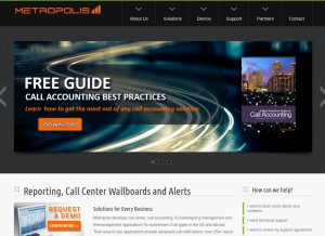 How metropolis.com looks like on a tablet such as an iPad.