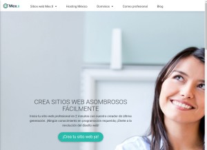 How mex.tl looks like on a tablet such as an iPad.