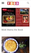 How mexicanfoodjournal.com looks like on a mobile device such as an iPhone.