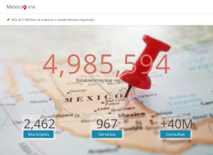 How mexicoo.mx looks like on a tablet such as an iPad.