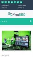How mexseo.info looks like on a mobile device such as an iPhone.