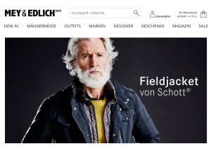 How mey-edlich.de looks like on a tablet such as an iPad.