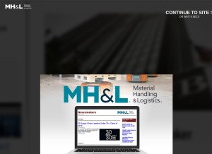 How mhlnews.com looks like on a tablet such as an iPad.
