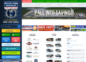 How mhsrv.com looks like on a tablet such as an iPad.
