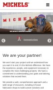 How michels.us looks like on a mobile device such as an iPhone.