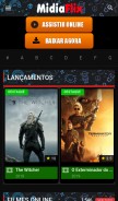 How midiaflixhd.net looks like on a mobile device such as an iPhone.