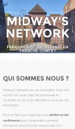 How midways-network.org looks like on a mobile device such as an iPhone.
