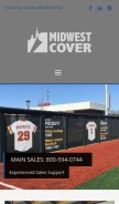 How midwestcover.com looks like on a mobile device such as an iPhone.