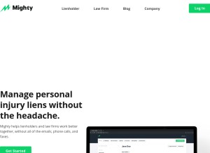 How mighty.com looks like on a tablet such as an iPad.