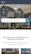 How mihomes.com looks like on a mobile device such as an iPhone.