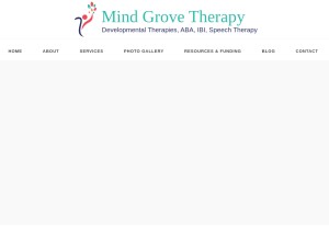 How mindgrove.ca looks like on a tablet such as an iPad.