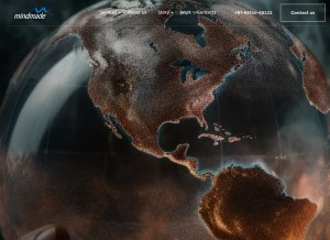 How mindmade.in looks like on a tablet such as an iPad.