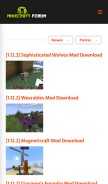 How minecraft-forum.net looks like on a mobile device such as an iPhone.