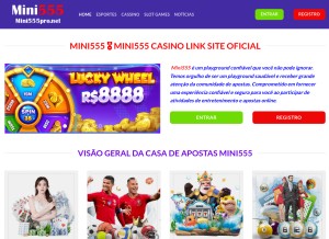 How mini555pro.net looks like on a tablet such as an iPad.