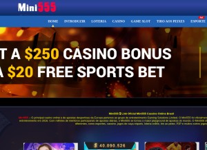 How mini55pro.net looks like on a tablet such as an iPad.