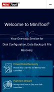 How minitool.com looks like on a mobile device such as an iPhone.