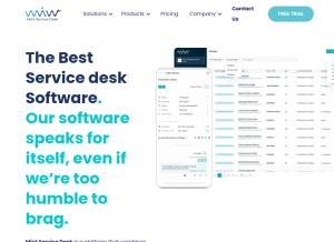 How mintsd.com looks like on a tablet such as an iPad.