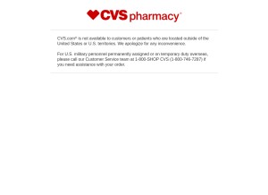 How minuteclinic.com looks like on a tablet such as an iPad.