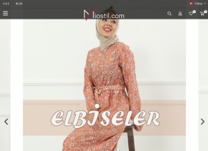 How miostil.com looks like on a tablet such as an iPad.