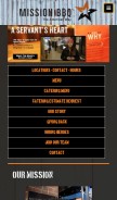 How mission-bbq.com looks like on a mobile device such as an iPhone.