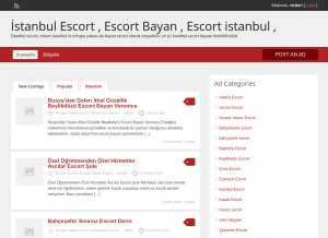 How missobie.com looks like on a tablet such as an iPad.