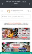 How missouriquiltco.com looks like on a mobile device such as an iPhone.