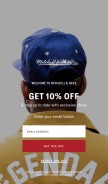 How mitchellandness.com looks like on a mobile device such as an iPhone.