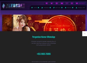 How mitosbetting.co looks like on a tablet such as an iPad.