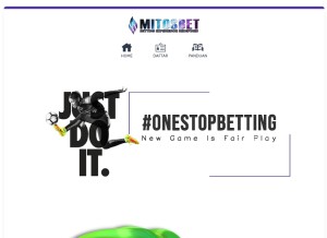 How mitosjoker123.com looks like on a tablet such as an iPad.