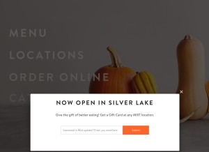 How mixt.com looks like on a tablet such as an iPad.