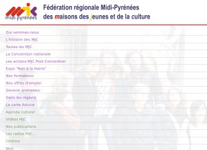 How mjcmipy.com looks like on a tablet such as an iPad.