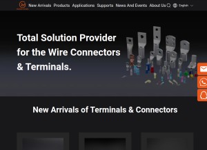 How mjterminals.com looks like on a tablet such as an iPad.
