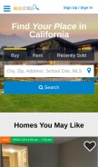 How mlslistings.com looks like on a mobile device such as an iPhone.