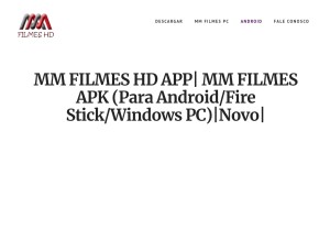 How mmfilmesbaixar.com looks like on a tablet such as an iPad.