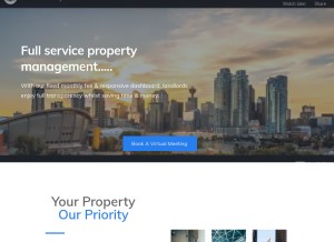 How mmgcondo.com looks like on a tablet such as an iPad.