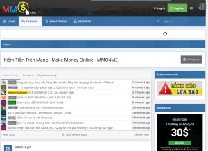 How mmo4me.com looks like on a tablet such as an iPad.