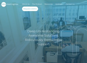 How mmxreservations.com looks like on a tablet such as an iPad.
