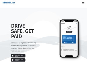 How mobilio.cc looks like on a tablet such as an iPad.