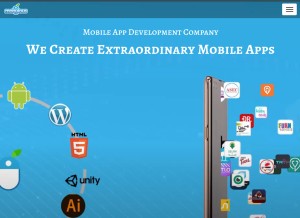 How mobulous.com looks like on a tablet such as an iPad.